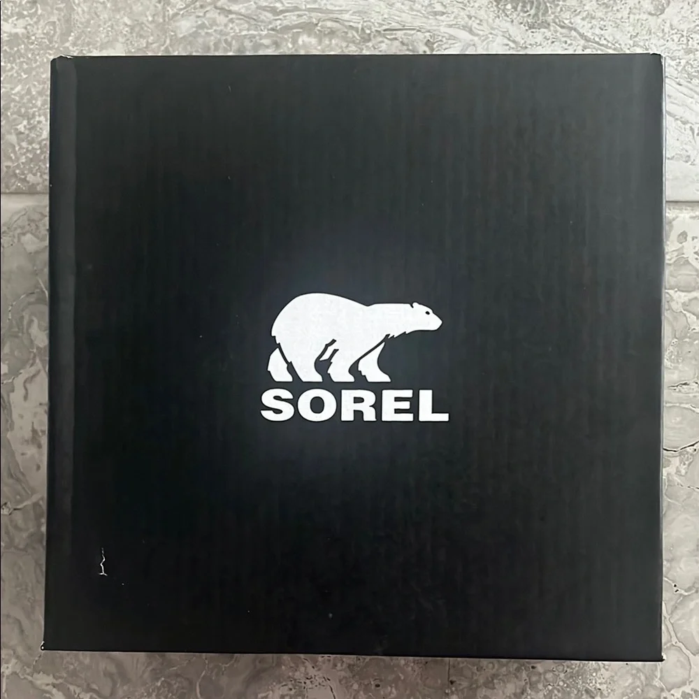 Sorel Big Kids Whitney II Puffy Waterproof Mid Boots in Black Size 13 NEW in Box